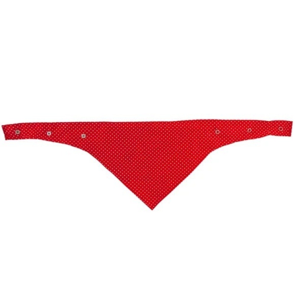 Polka Dot Dog Bandana with Snap Closure - Picture 2 of 3